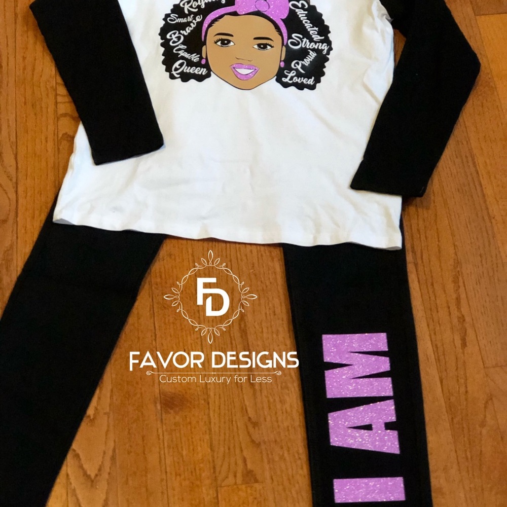 Custom Bling Kids affirmation sets